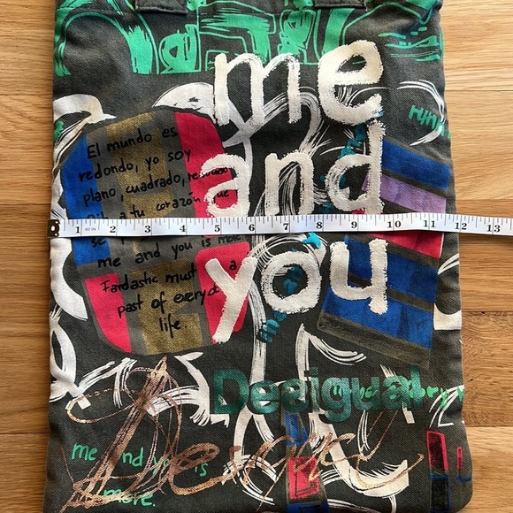 Desigual Tote/Hand Bag “Me and You” - Picture 13 of 13